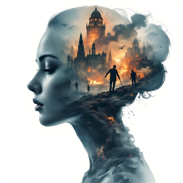 Free model woman portrait illustration