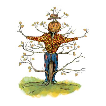Halloween, Fugleskræmsel, Skitse