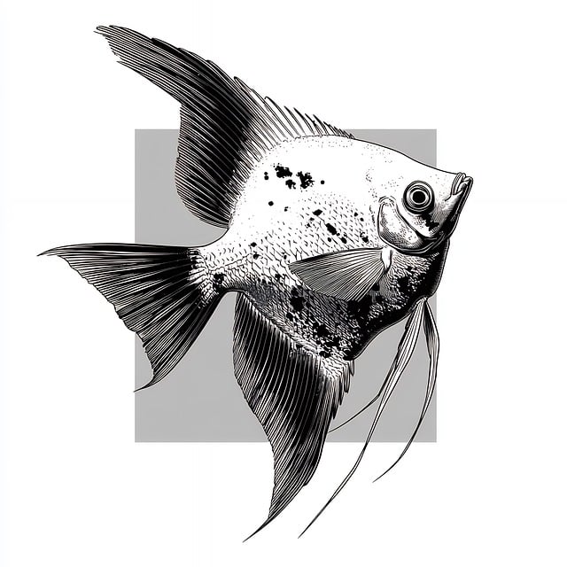 Free fish angelfish aquatic illustration