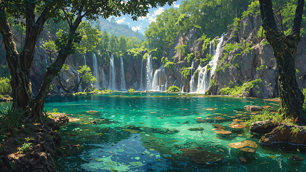 Free Nature Lake illustration and picture