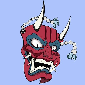 Hannya, Masker, Japans, Demon, Cultuur