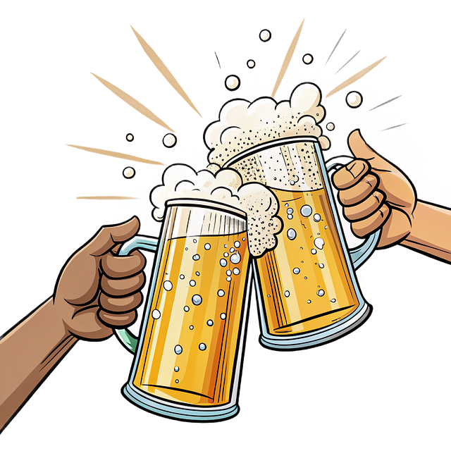 Free beer bar alcohol illustration