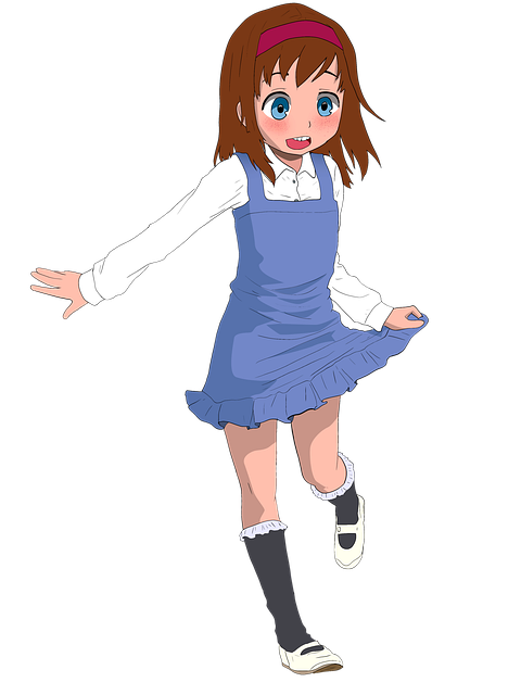 Manga, Anime, Meisje, Karakter, Kind