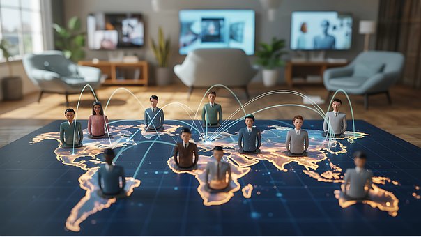 Afstandswerk, Virtueel Team