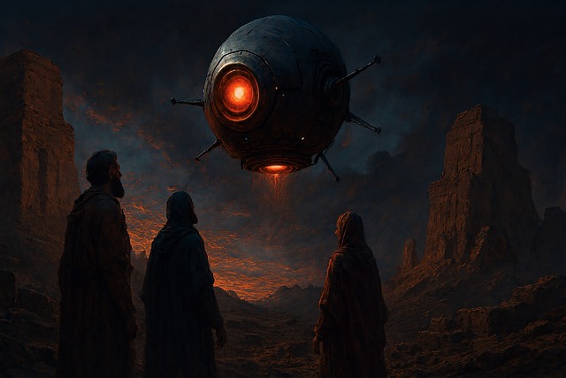 Free sci-fi scifi fantasy illustration
