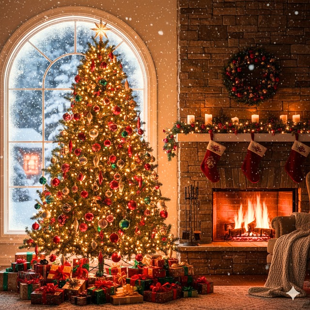 Free Christmas Wallpaper illustration and picture