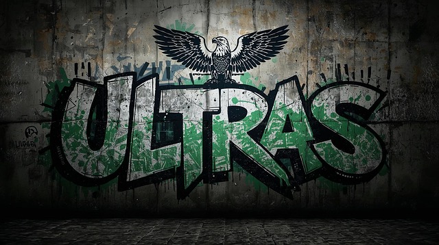 Grafite, Parede Grunge, Arte De Rua