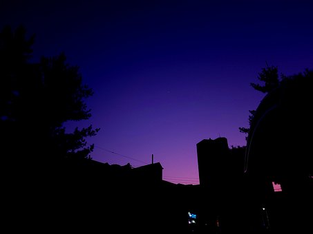 Hintergrund, Nacht, 3 4, 4 3, Stadt