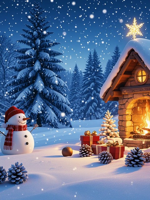Free christmas winter christmas pictures illustration