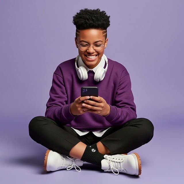 Free purple sweatshirt outfit female model young lady illustration