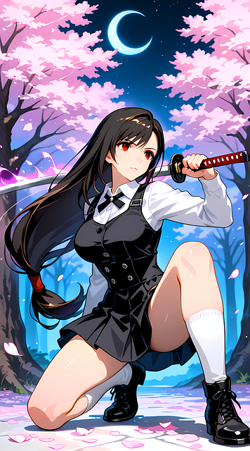 Free Blossom Girl illustration and picture