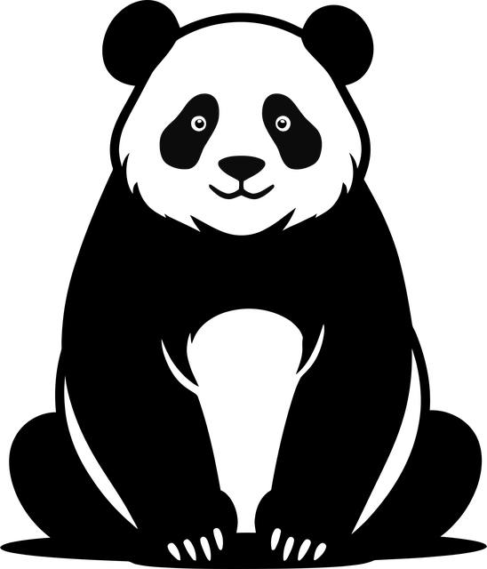 Free panda animal cute illustration