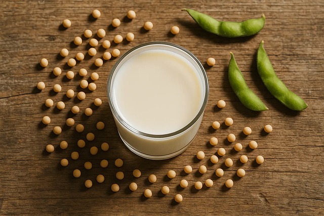 Free soy milk soybean illustration