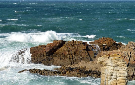 Ocean, Natur, Hav, Bretagne