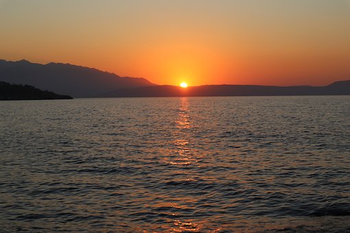 Free Sunset Crete photo and picture