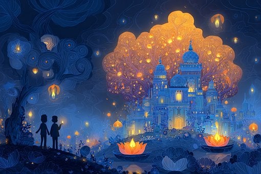Pozadí Pro Diwali, Pozadí, Diwali