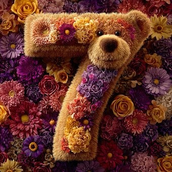 Fuzzy 7, Medvídek, Medvěd, Roztomilý