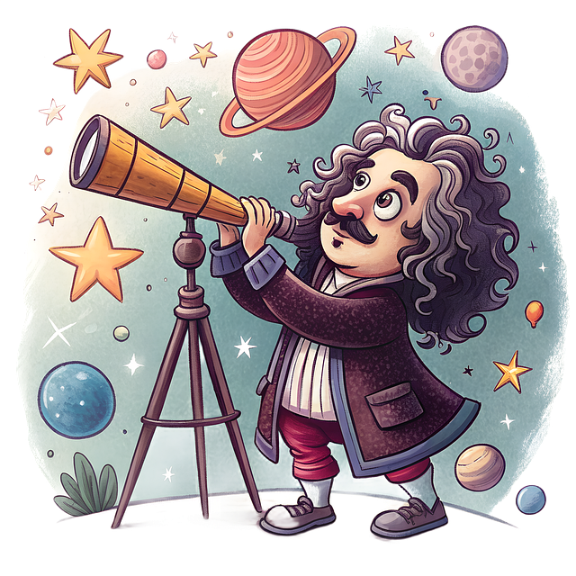 Free astronomer astronomy nature illustration