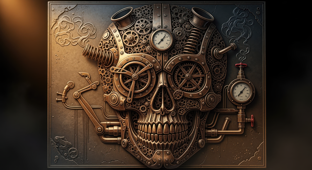 Free concept skull ai illustration
