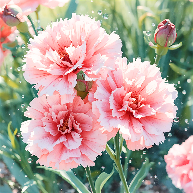 Anjers, Anjer Bloemen, Boeket, Bloemstuk