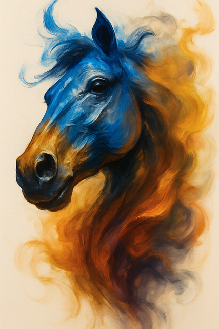 Free Horse Abstract illustration and picture