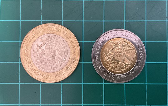 Bani, Mexic, Monede, Prezent, Plăți