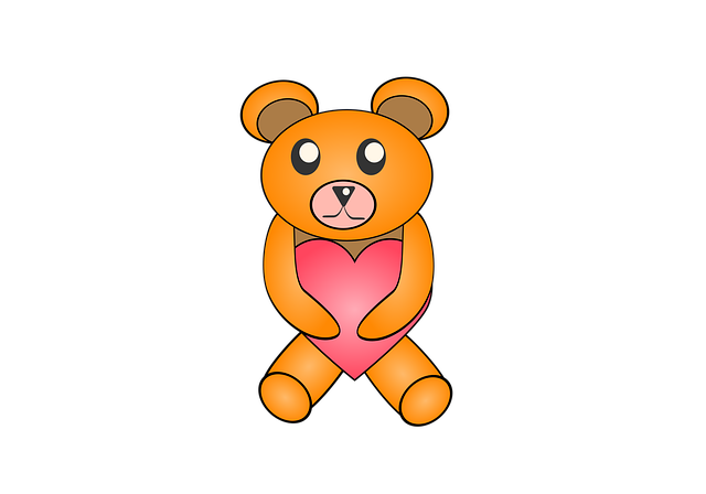 Free teddy bear design bottomless illustration