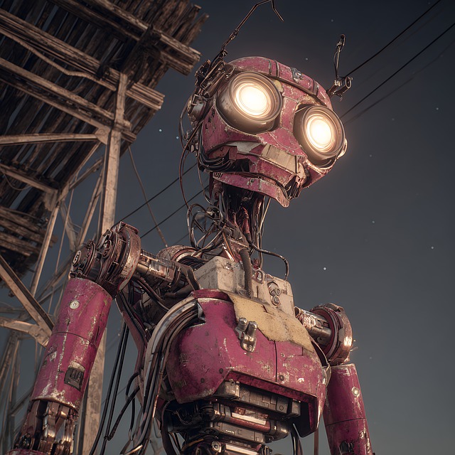 Free robot machine android illustration