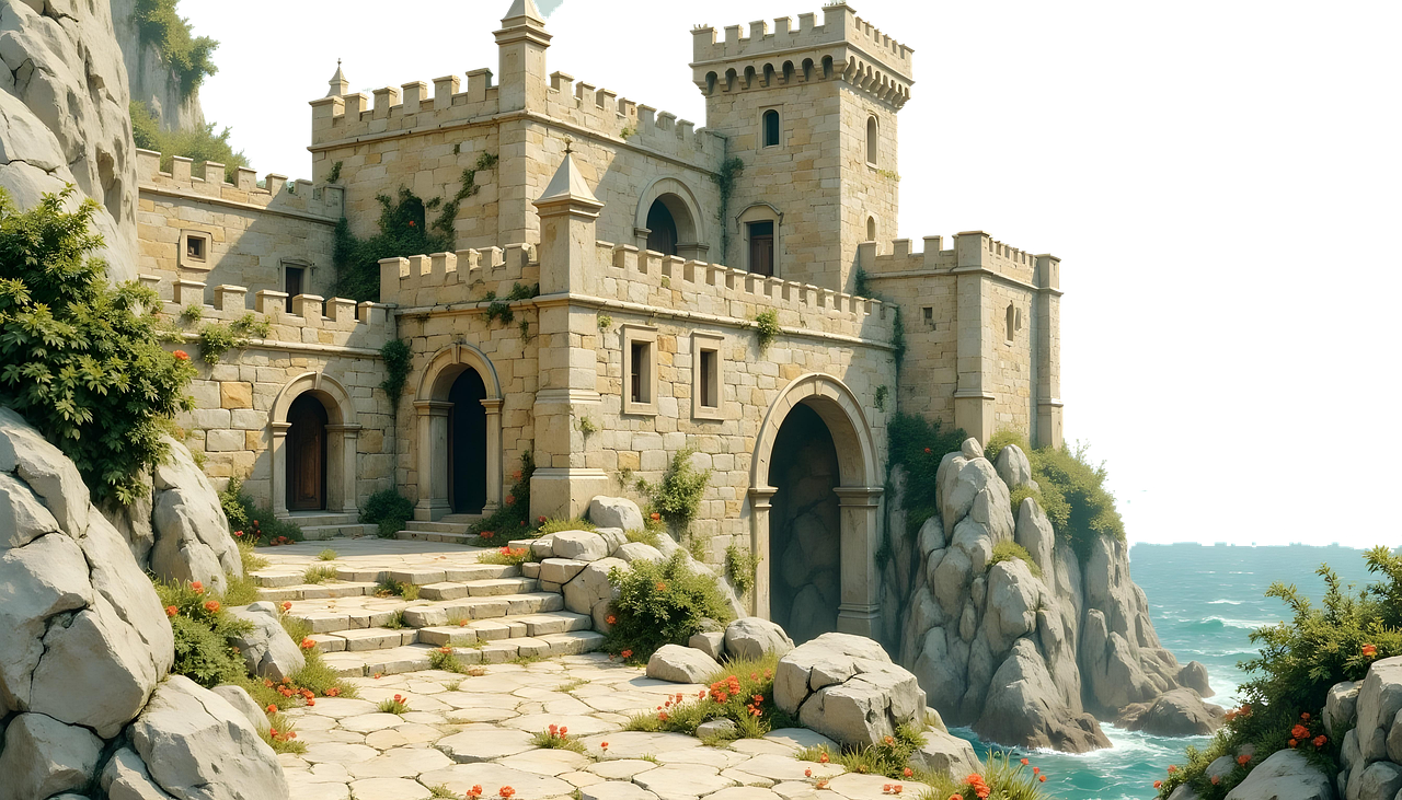 Download free HD stock image of Castle Architecture Free castle architecture building illustration
