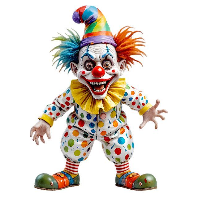 Free clown circus kindergarten illustration