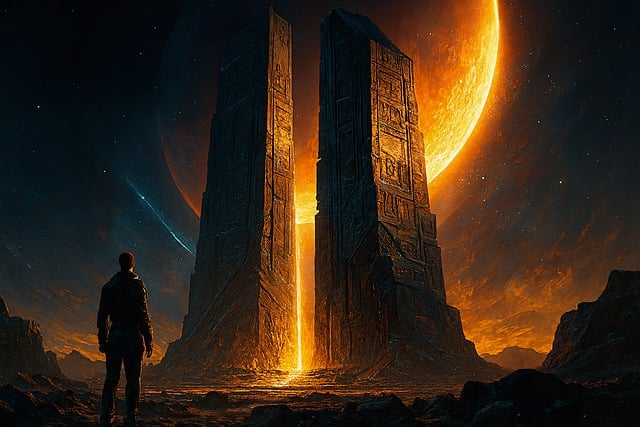 Free sci-fi fantasy space illustration