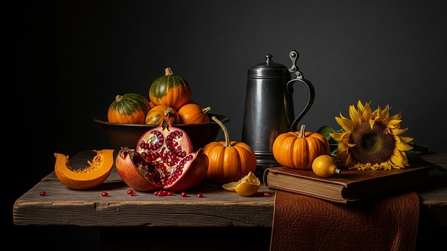 Free ai generated autumn dutch master illustration