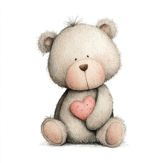 Free teddy toys bear illustration