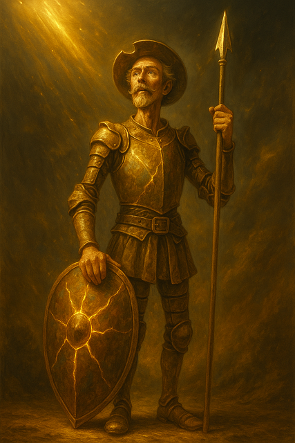 Don Quijote, Ritter, Rüstung