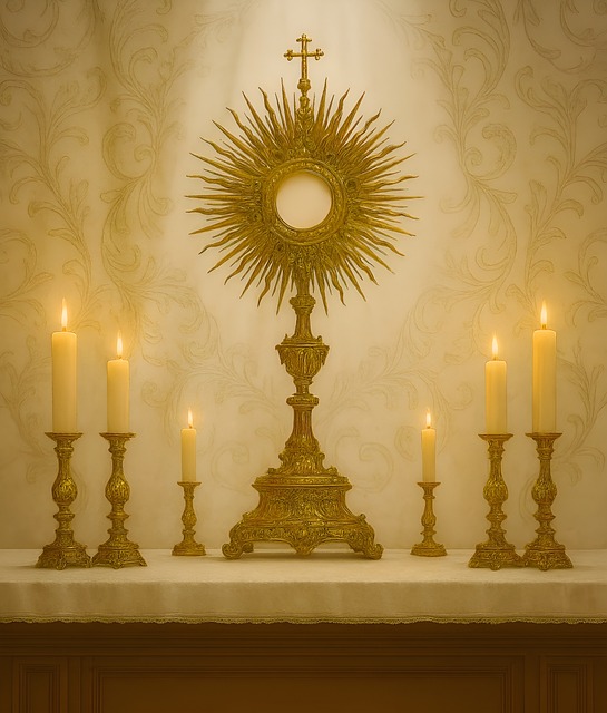 Free Monstrance Exposition illustration and picture