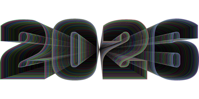 Calendário, 2026, Ano Novo, Tempo, 3D
