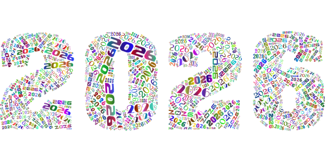 Free calendar 2026 new year illustration