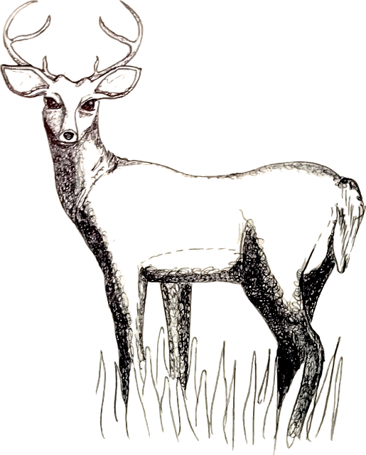 Hjort, Hvid Lim, Natur, Dyr, Horn