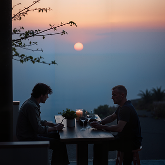 Free Sunset Dusk illustration and picture