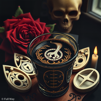 Free Skull Mug illustration and picture
