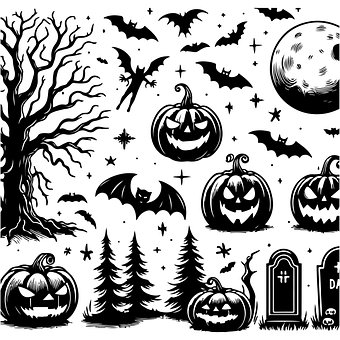Halloween, Hintergrund, Banner, Header