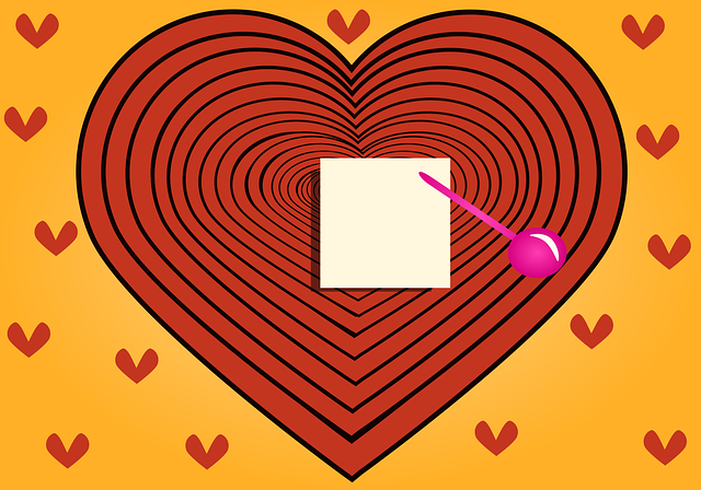 Free love card paper to write vector