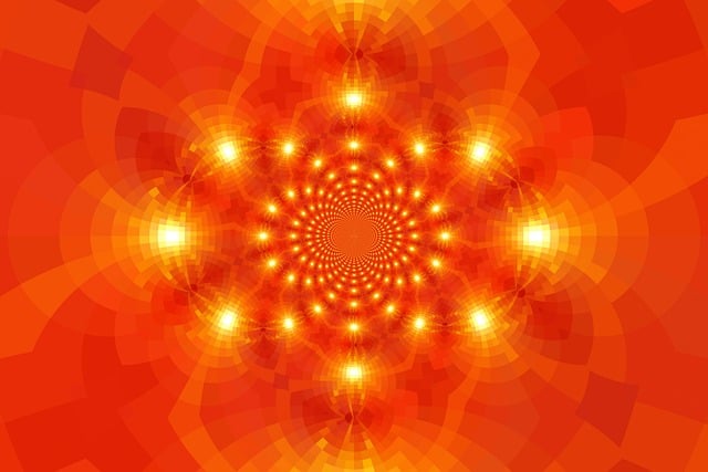 Free abstract fractal psychedelic illustration