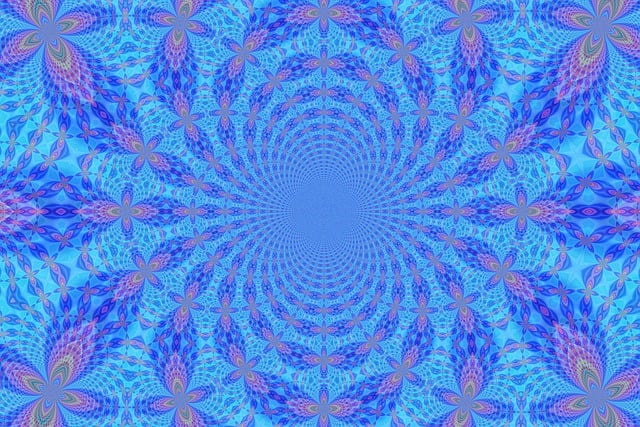 Free abstract fractal psychedelic illustration