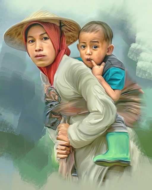 จิตรกรรม, การวาดภาพดิจิตอล, มนุษย์