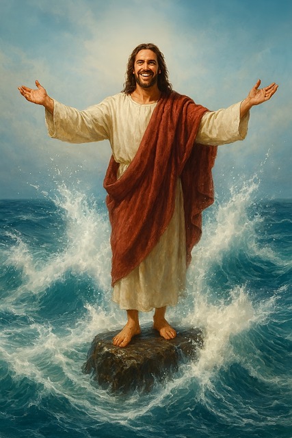 Free Jesus Rock illustration and picture