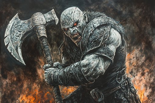 Free Orc Ax illustration and picture