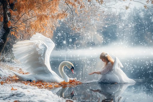 Free Angel Swan illustration and picture