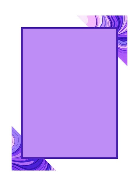 Free frame border blackboard illustration