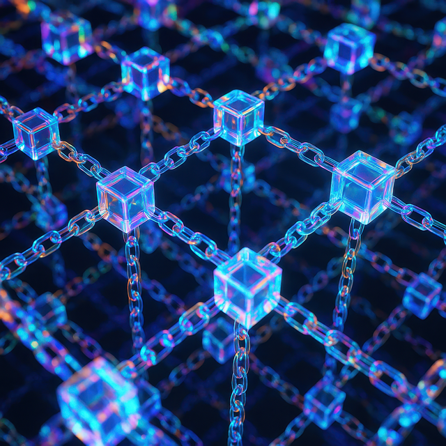 Free Blockchain Cryptocurrency illustration and picture